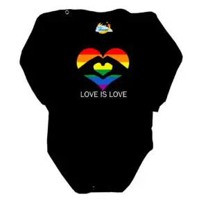 Body kocham Cię LOVE czarne