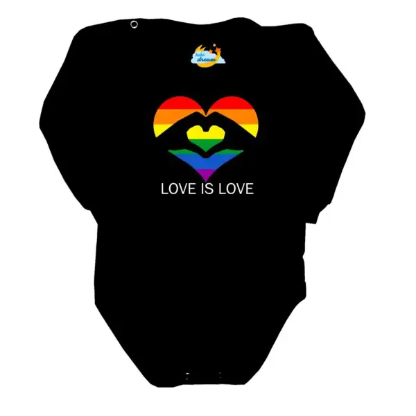 Body kocham Cię LOVE czarne