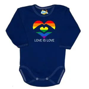 Body kocham Cię LOVE granat