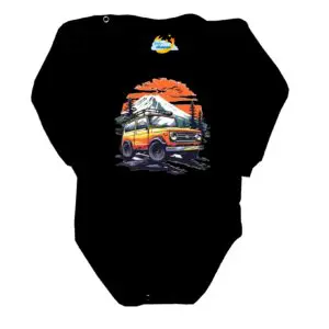 Body długi rękaw  Auto terenowe JEEP czarne