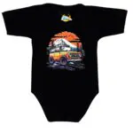 Body krótki rękaw Auto terenowe JEEP czarne