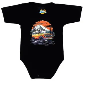 Body krótki rękaw Auto terenowe  JEEP czarne