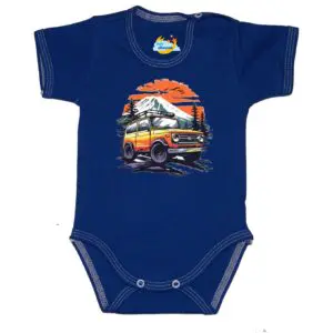 Body krótki rękaw Auto terenowe JEEP granat