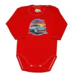 Body długi rękaw Chevolet Camaro czerwone