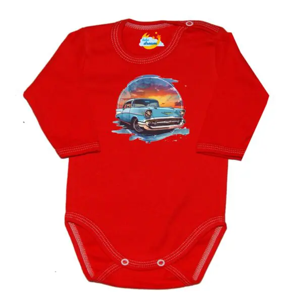 Body długi rękaw Chevolet Camaro czerwone