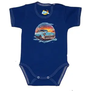 Body krótki rękaw Chevolet Camaro granat