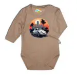 Body długi rękaw Garbus beżowy