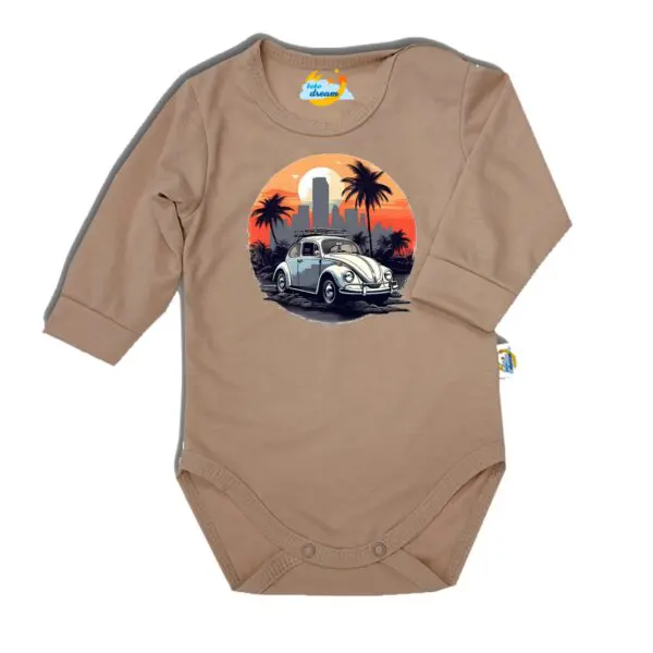 Body długi rękaw Garbus beżowy