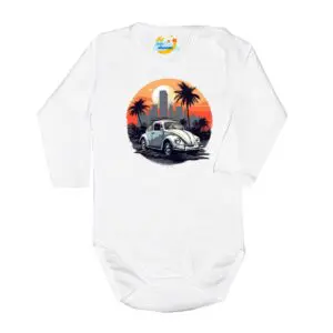 Body długi rękaw Garbus białe