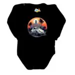 Body długi rękaw Garbus czarne