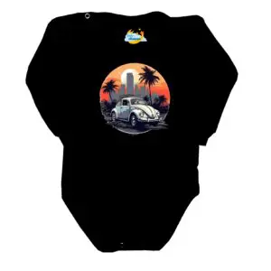 Body długi rękaw Garbus czarne