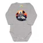 Body długi rękaw Garbus szare