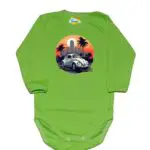 Body długi rękaw Garbus zielone