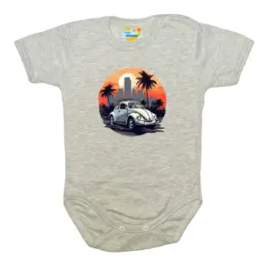 Body krótki rękaw Garbus szare