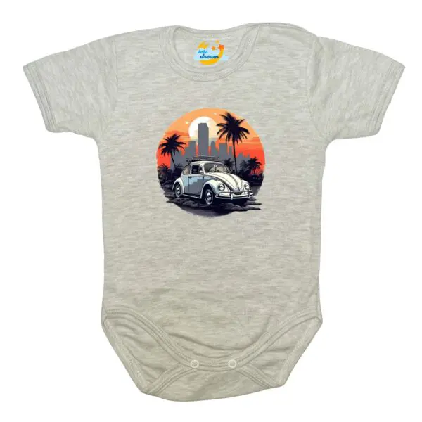 Body krótki rękaw Garbus szare