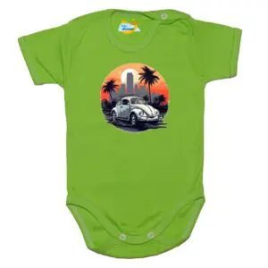 Body krótki rękaw Garbus zielone