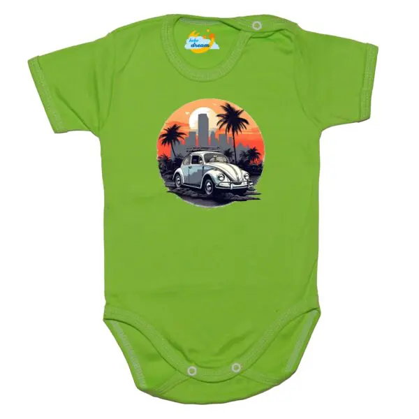 Body krótki rękaw Garbus zielone