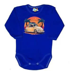 Body długi rękaw Garbus chabrowe