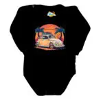 Body długi rękaw Garbus czarne