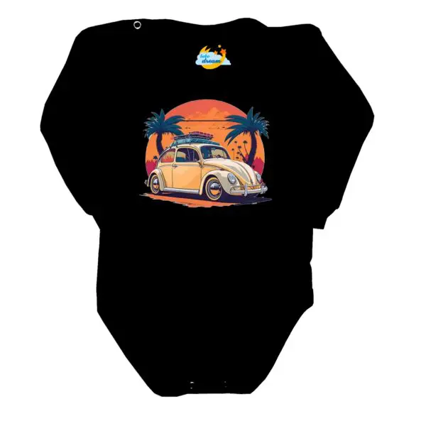 Body długi rękaw Garbus czarne