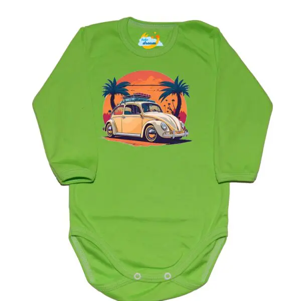 Body długi rękaw Garbus zielone