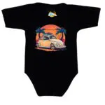 Body krótki rękaw Garbus czarne