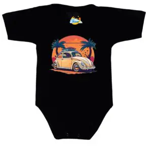 Body krótki rękaw Garbus czarne