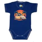 Body krótki rękaw Garbus granat