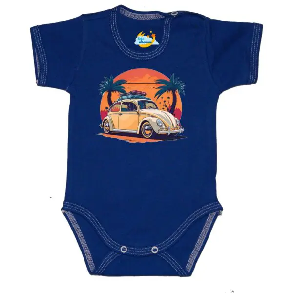 Body krótki rękaw Garbus granat