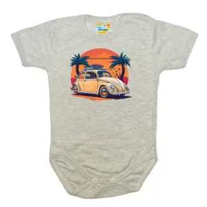 Body krótki rękaw Garbus szare