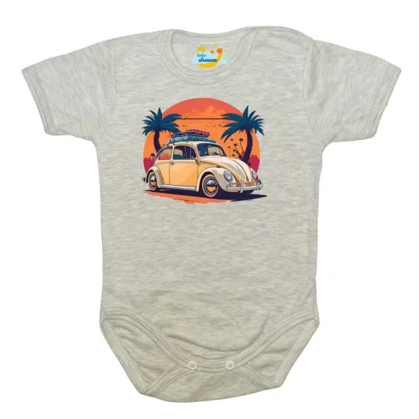 Body krótki rękaw Garbus szare