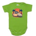 Body krótki rękaw Garbus zielone