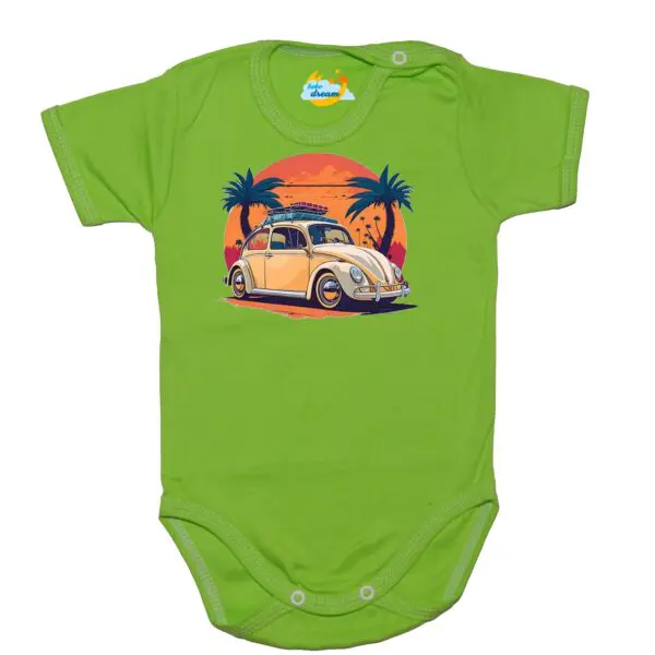 Body krótki rękaw Garbus zielone