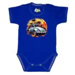 Body krótki rękaw Garbus chabrowe