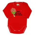 Body długi rękaw Nasz pierwszy DZIEŃ MATKI czerwone