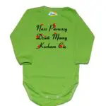 Body długi rękaw Pierwszy Dzień Mamy zielone