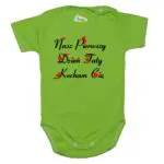 Body krótki rękaw Nasz pierwszy DZIEŃ TATY zielone