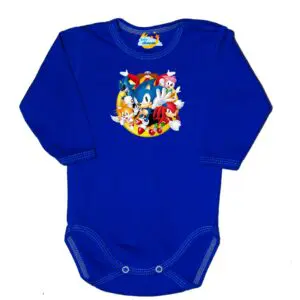 Body z postacią z bajki SONIC niebieskie