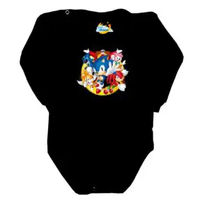 Body z postacią z bajki SONIC czarne