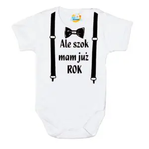 Body Moje Pierwsze urodziny Roczek szelki