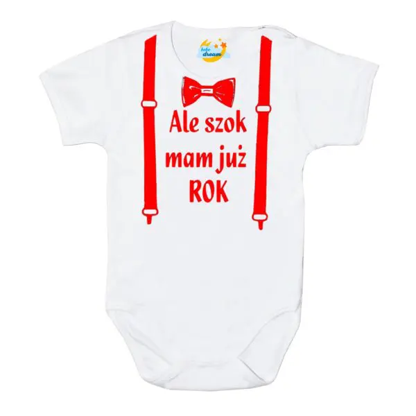 Body Moje Pierwsze urodziny Roczek szelki