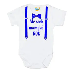 Body Moje Pierwsze urodziny Roczek szelki