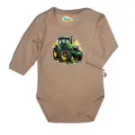 Body długi rękaw Traktor John Deere beżowe