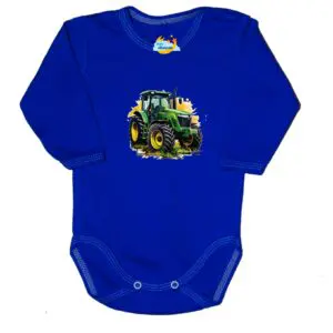 Body długi rękaw Traktor John Deere chabrowe