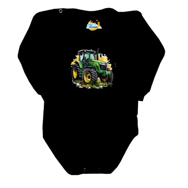 Body długi rękaw Traktor John Deere czarne