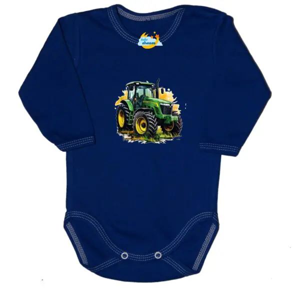 Body długi rękaw Traktor John Deere granat