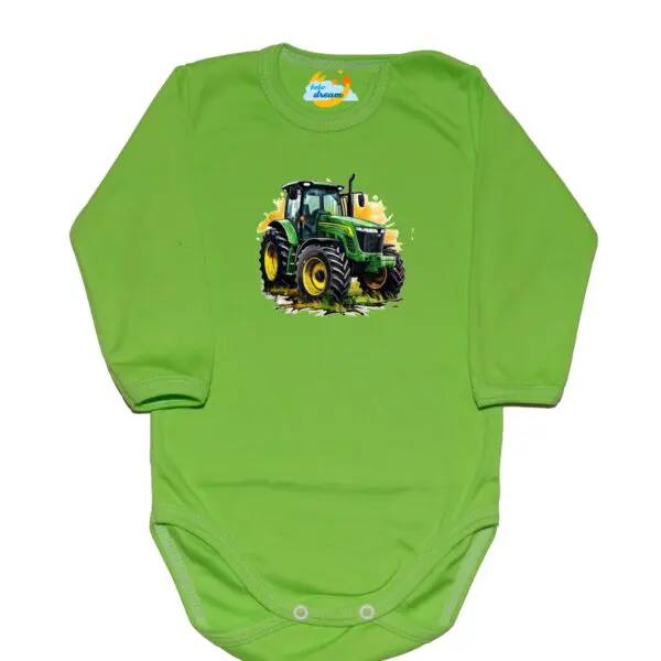 Body długi rękaw Traktor John Deere zielone