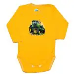 Body długi rękaw Traktor John Deere żółty