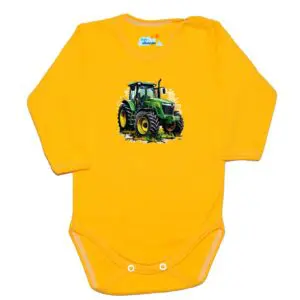 Body długi rękaw Traktor John Deere żółty