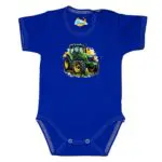 Body krótki rękaw Traktor John Deere chabrowe